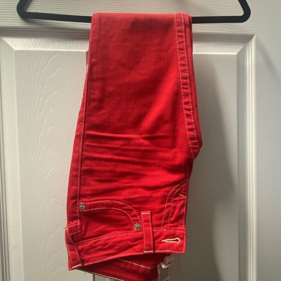 True Religion Red Skinny Jeans Size 26 - Picture 4 of 4